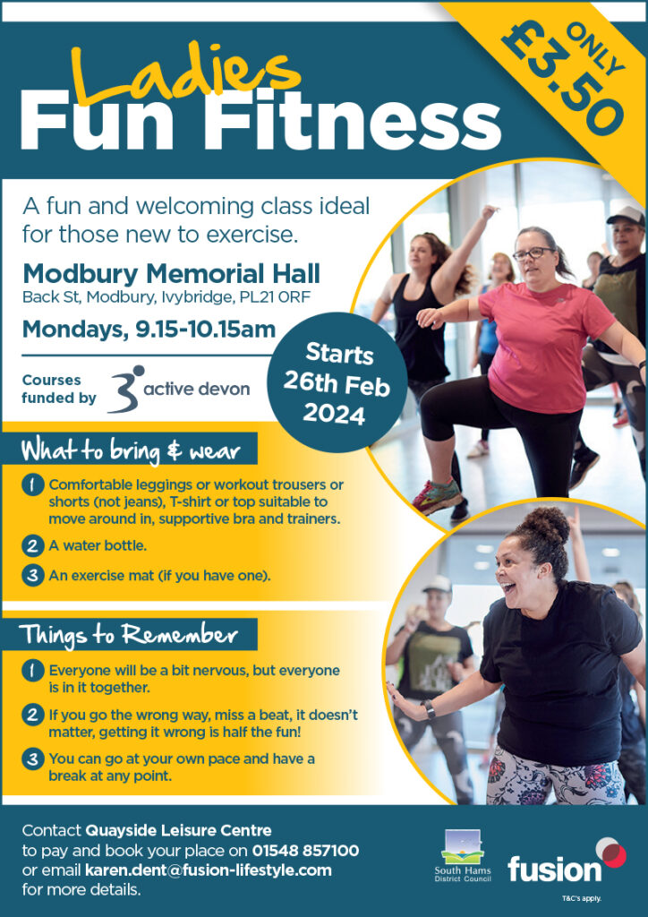 Quayside Ladies Fun Fitness Poster